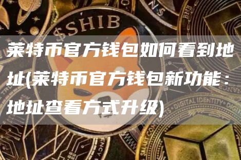 莱特币官方钱包如何看到地址 - 莱特币官方钱包新功能：地址查看方式升级